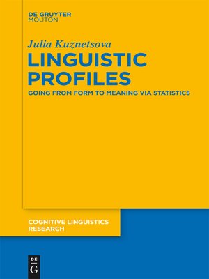 cover image of Linguistic Profiles